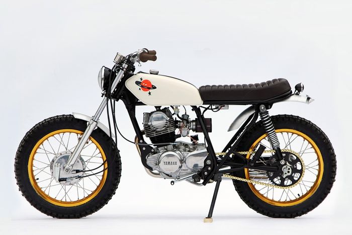 Yamaha SR250 custom street tracker besutan CMBL