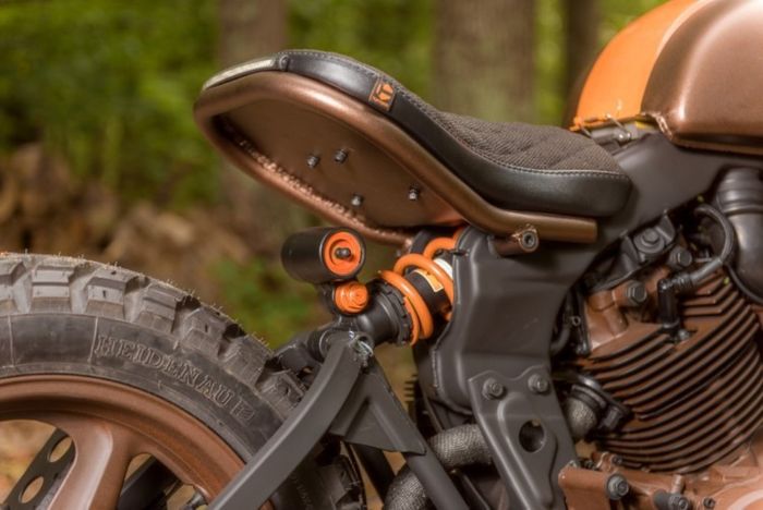 Yamaha XV750 Virago custom cafe racer dari Industrial Moto