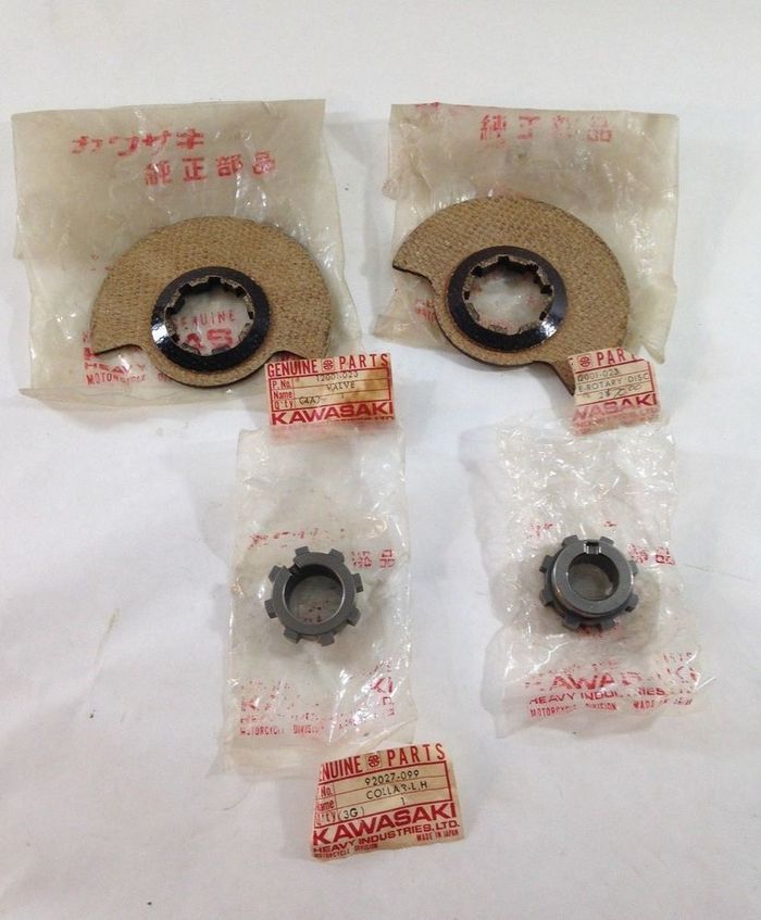 Ini nih penampakan rotary disc valve buat Kawasaki A7 Avenger