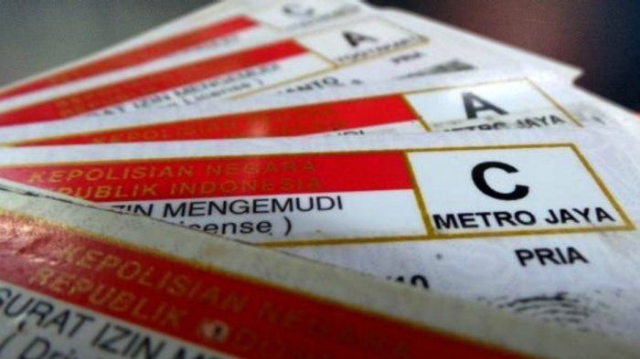 Ilustrasi SIM kendaraan.