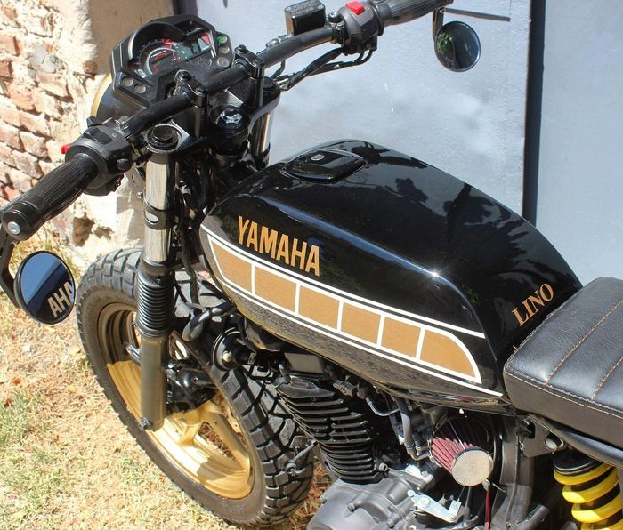 Yamaha Byson custom street tracker dari Lino Motos Custom