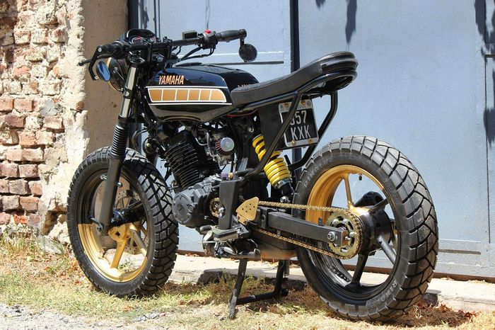 Yamaha Byson custom street tracker dari Lino Motos Custom