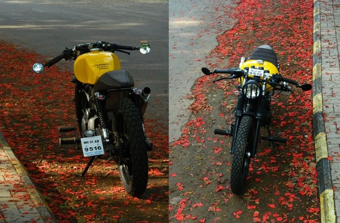 Hero Honda Karizma &ldquo;Carnage&rdquo; custom hybrid dari Shift Gear Customs