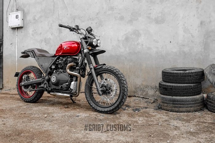 Royal Enfield Himalayan custom scrambler besutan Grid7 Customs