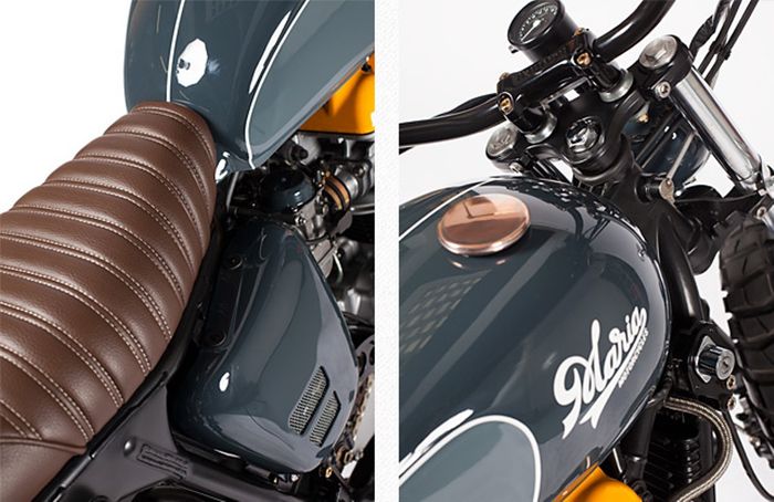 Triumph Bonneville custom scrambler besutan Maria Motorcycles