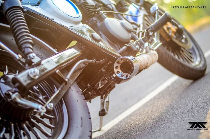 Bajaj Avenger custom bobber besutan Maratha Motorcycles
