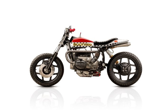 BMW R80 RS custom flat tracker dari Tattoo Customs