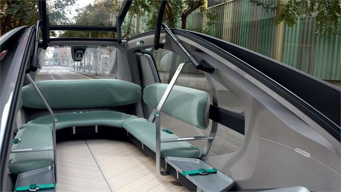 Desain interior Renault Ez-Go Concept