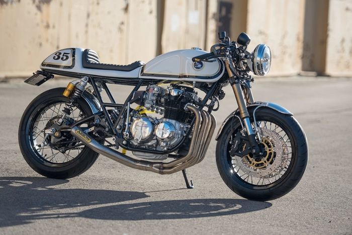 Honda CB550 &ldquo;LCRCAFE&rdquo;, tribute bike untuk tim LCR Honda dan Cal Crutchlow