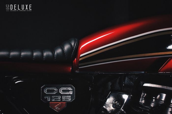 Honda CG125 custom cafe racer besutan Fernando Casado