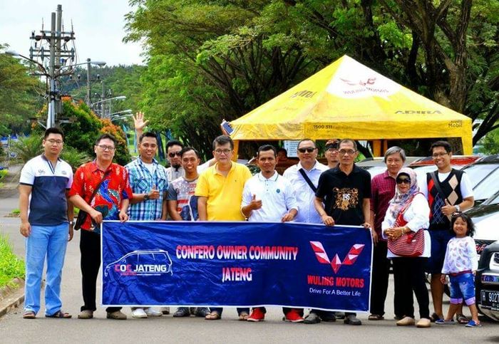 Para anggota Confero Owner Community Jawa Tengah