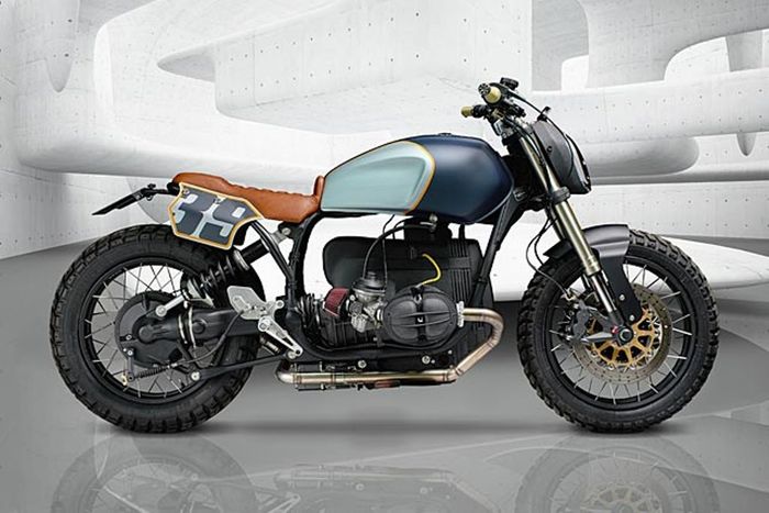 BMW R100 1993 custom scrambler besutan ER Motorcycles