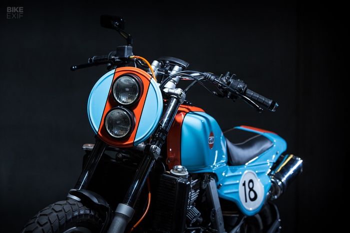 BMW F650 Funduro custom enduro classic besutan Andrew Rovenko
