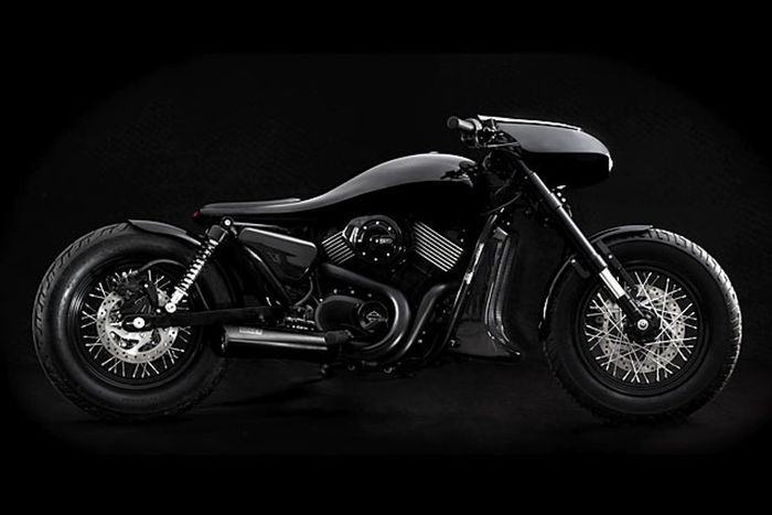 Harley-Davidson Street 750 &ldquo;Bobber Fett&rdquo; custom bobber dari Bandit9