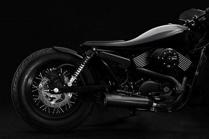 Harley-Davidson Street 750 &ldquo;Bobber Fett&rdquo; custom bobber dari Bandit9