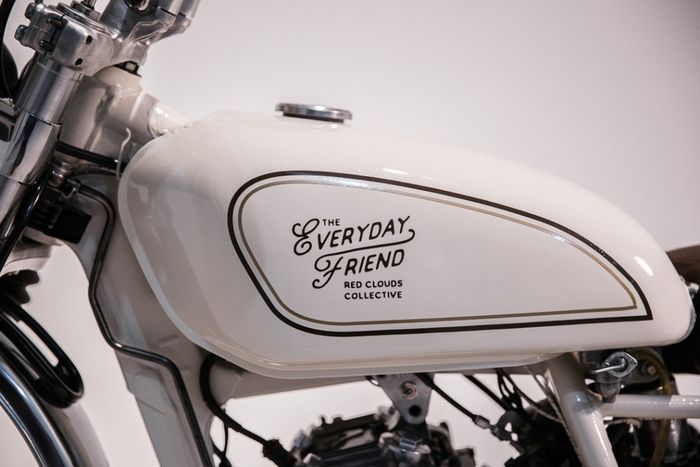 Tangki Honda XL350 di Honda XL250 scrambler besutan RCC