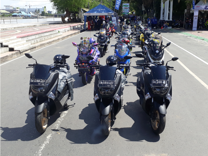 MAXI Series Yamaha milik rider dan komunitas sudah berkumpul di acara MAXI Yamaha Day 2018 Banjarmasin, Kalimantan Selatan