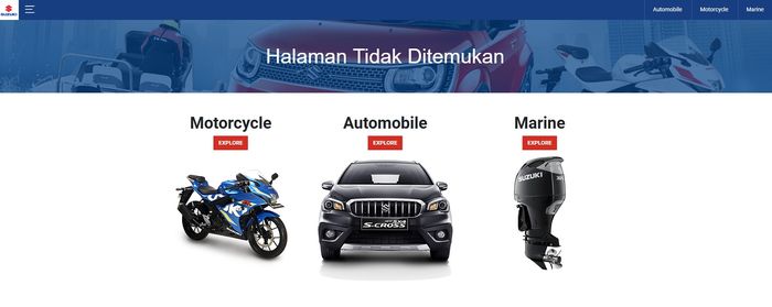 Laman web yang memuat brosur tersebut tak lagi bisa dibuka (https://www.suzuki.co.id/uploads/brochur