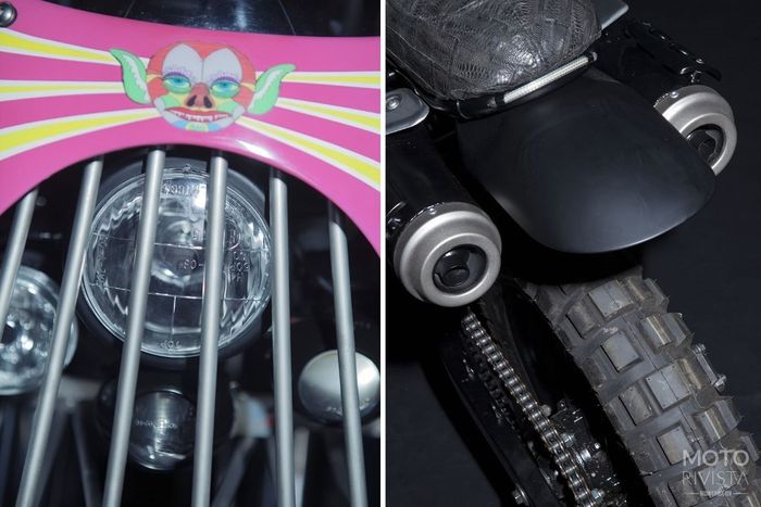 Honda NX650 &ldquo;Motopsycho&rdquo; hasil kolaborasi Basic Garage dan Keiichi Tanaami