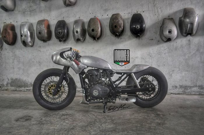 Royal Enfield custom salt flat racer besutan Inline3 Custom Motorcycles