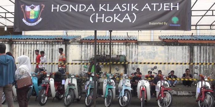  Aneka Motor Tua Dipamerkan dalam Ajang Pameran dan Kontes Event Motor Klasik Banda Aceh