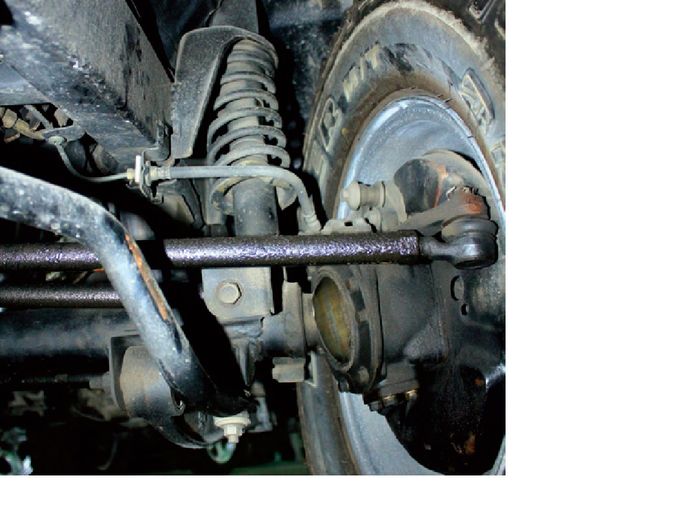 Ilustrasi posisi baut sok