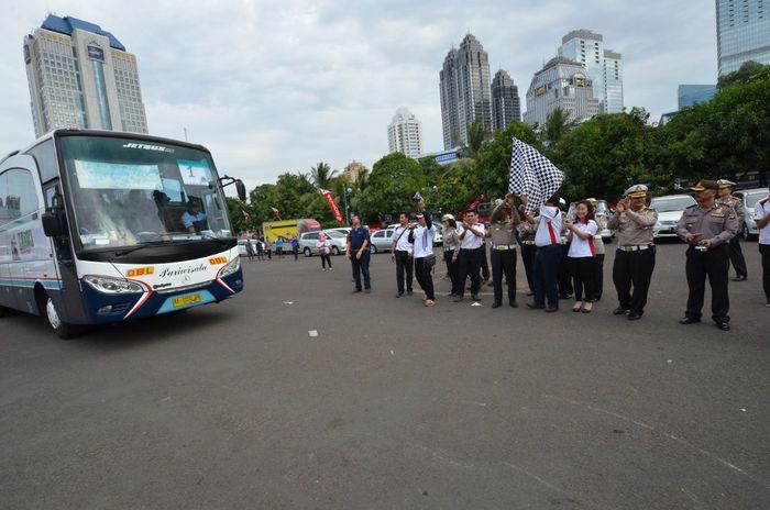 Pembukaan Mudik Gratis Bareng Wahana 2018