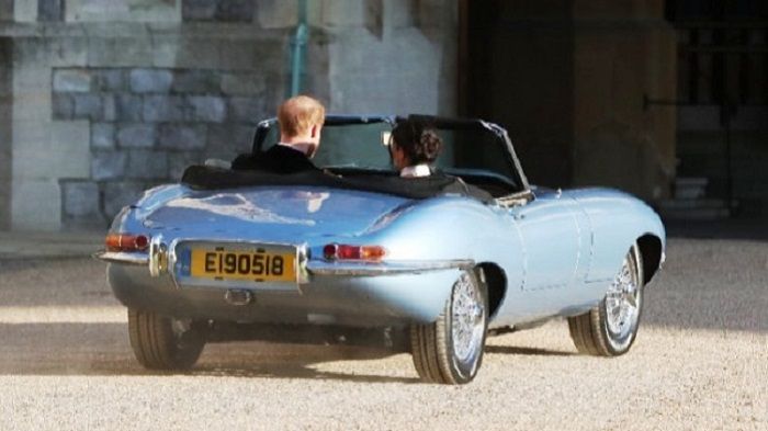Mobil pengantin Pangeran Harry dan Meghan Markle 