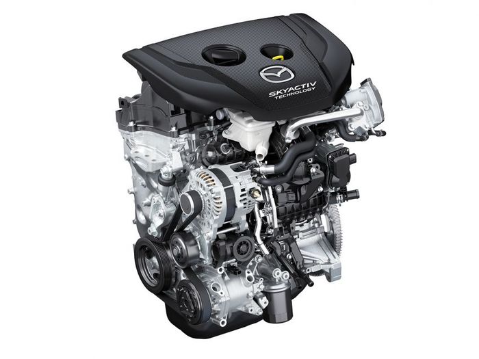 Mesin Skyactiv Mazda punya rasio kompresi tinggi namun sanggup pakai bensin oktan rendah