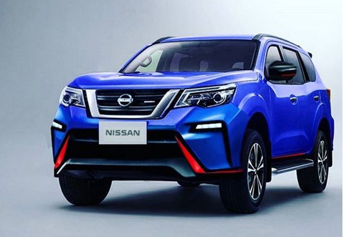 NIssan Terra Nismo dengan kelir biru metalik