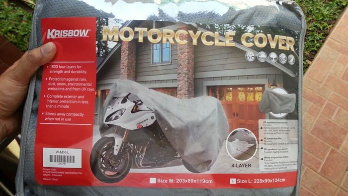 Sarung mantel motor merk Krisbow