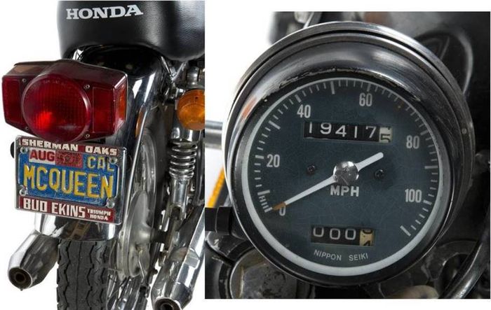 Honda CB450 1972 milik Steve McQueen