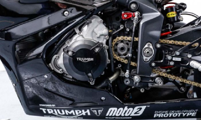 Mesin Triumph yang akan menggantikan mesin Honda di kelas Moto2 pada musim depan.