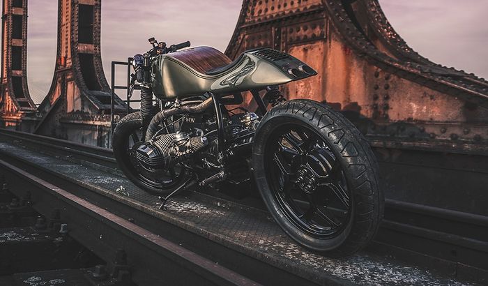 BMW R100 custom cafe racer besutan Nozem