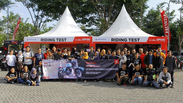 Honda CB150 Verza Saturdayride diikuti sampai 60 komunitas