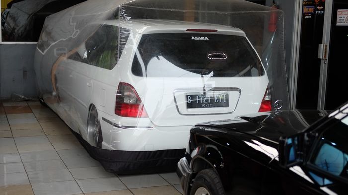 Pengaplikasian Amazon Bubble Cover di Mobil Honda Odyssey