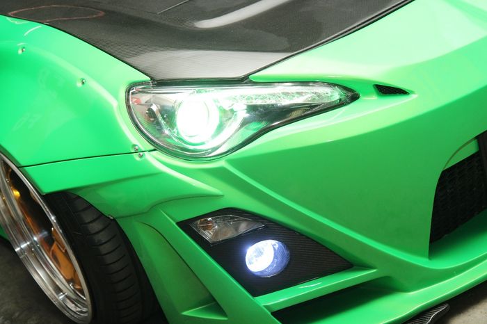 Lampu Toyota 86 Gung Baim yang sudah dimodifikasi