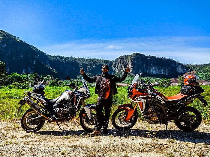 Salah satu spot foto indah dalam Tour de Andalas 2018