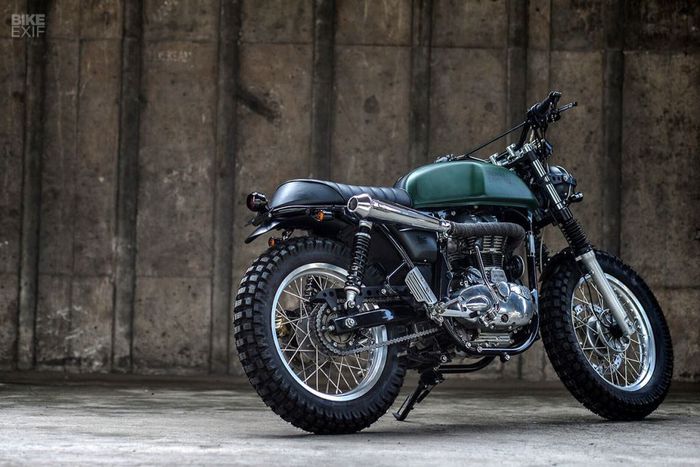 Royal Enfield Continental GT jadi scrambler