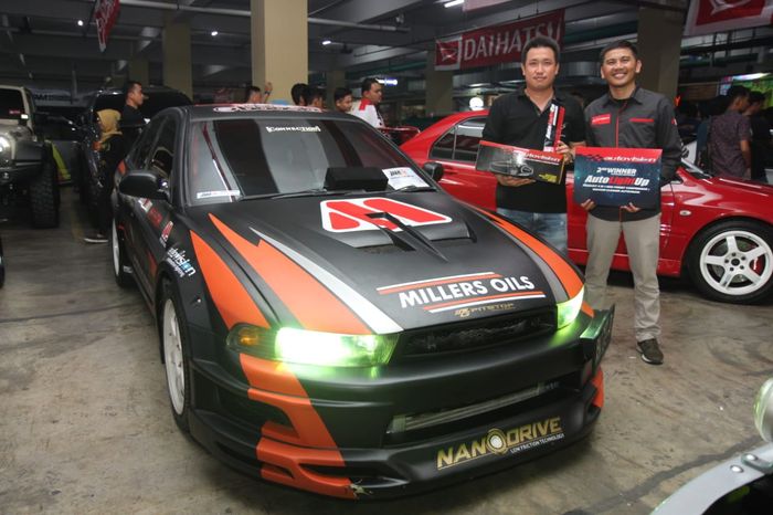 Mitsubishi Galant 'Hiu' milik Juni Putra meraih 2nd Champion di kelas enthusiast