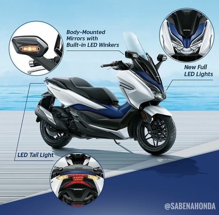 Penjelasan fitur lampu pada Honda Forza 250