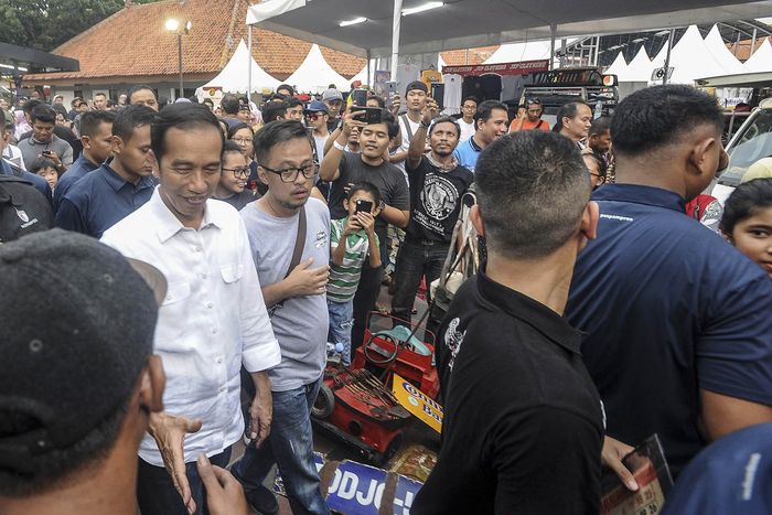 Presiden Jokowi Otobursa 2018 - Photo : Rizky Avriyandi - Otomotif