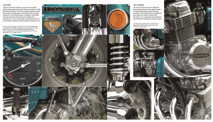 Beberapa fitur ajaib yang melampaui masanya di Honda CB750