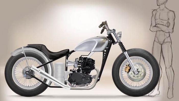 Modifikasi Kawasaki W175 Presiden Jokowi Katros Garage