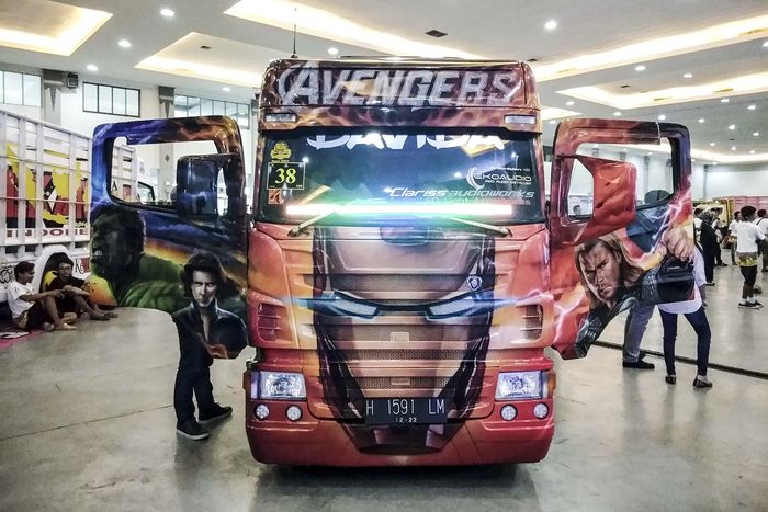 Avengers, salah satu kontestan modifikasi di Jogjakarta Truck Festival 2018 - Hikmaw