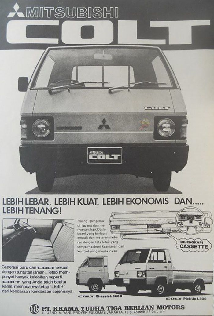 Poster jadul Mitsubishi L300 Elsapek