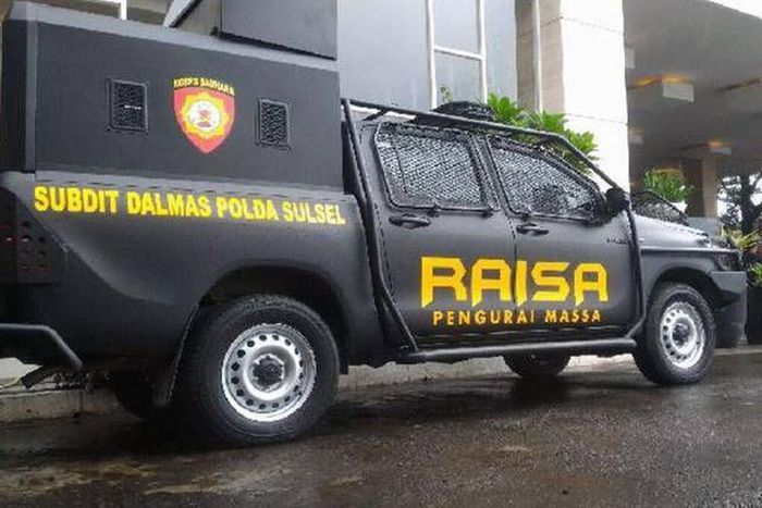 Raisa, mobil taktis pengurai massa milik Polri