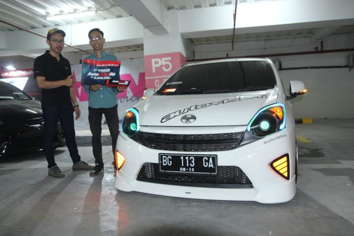 Toyota Agya Champion di kelas 1eighty, keren!