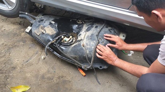 Polres Aceh Tamiang ungkap temuan Sabu-sabu di Tangki Toyota Avanza