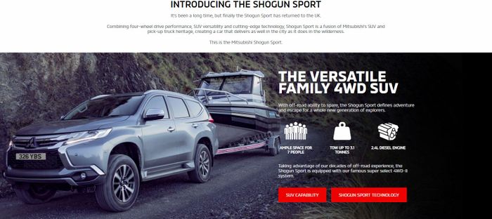 Mitsubishi Shogun Sport